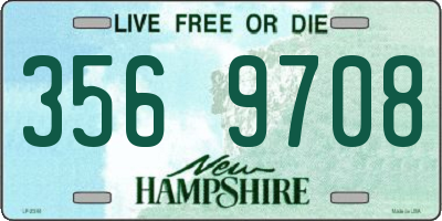NH license plate 3569708