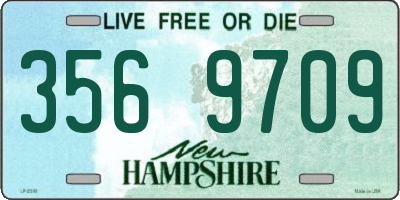 NH license plate 3569709