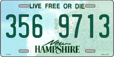NH license plate 3569713
