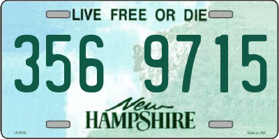 NH license plate 3569715