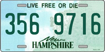 NH license plate 3569716