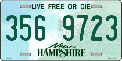 NH license plate 3569723