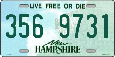 NH license plate 3569731