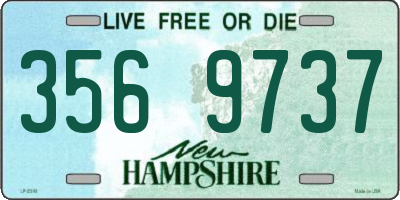 NH license plate 3569737