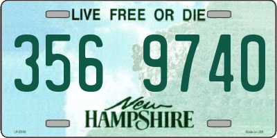 NH license plate 3569740