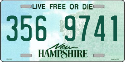 NH license plate 3569741