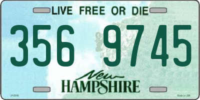 NH license plate 3569745