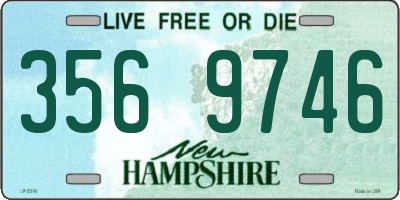 NH license plate 3569746