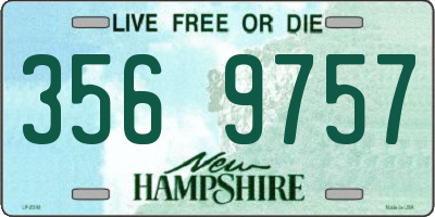 NH license plate 3569757