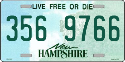 NH license plate 3569766