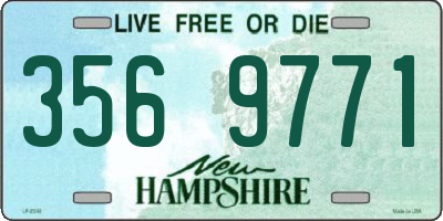 NH license plate 3569771