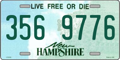 NH license plate 3569776