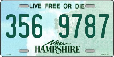 NH license plate 3569787
