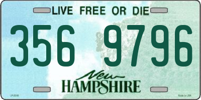 NH license plate 3569796