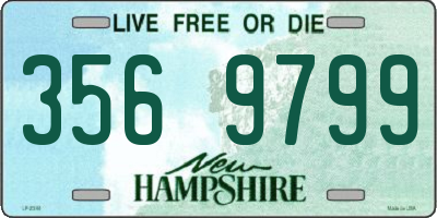 NH license plate 3569799
