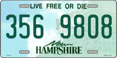 NH license plate 3569808