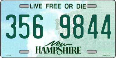 NH license plate 3569844
