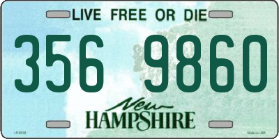 NH license plate 3569860