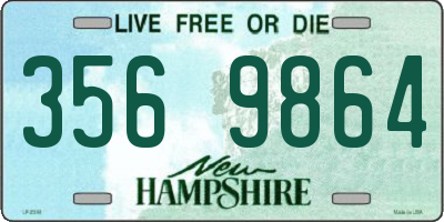 NH license plate 3569864