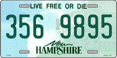 NH license plate 3569895