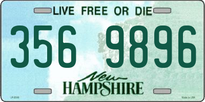 NH license plate 3569896