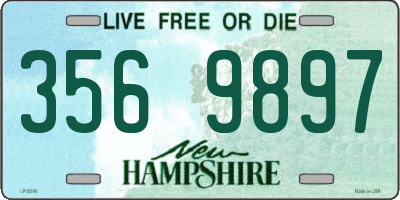 NH license plate 3569897