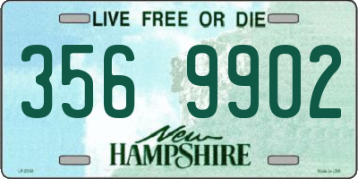 NH license plate 3569902