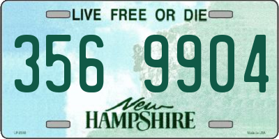 NH license plate 3569904