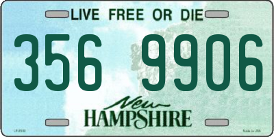 NH license plate 3569906