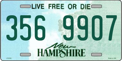 NH license plate 3569907