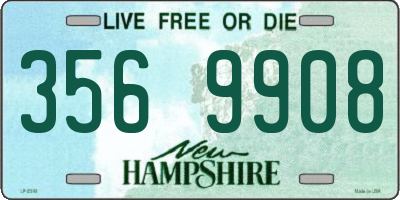 NH license plate 3569908