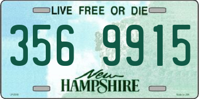 NH license plate 3569915