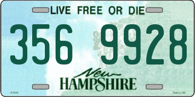 NH license plate 3569928