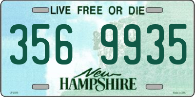 NH license plate 3569935