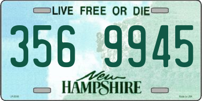 NH license plate 3569945