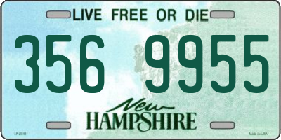 NH license plate 3569955