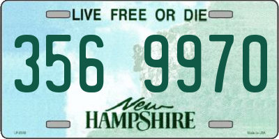 NH license plate 3569970