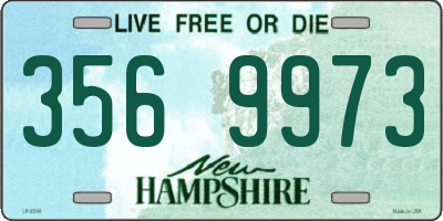 NH license plate 3569973
