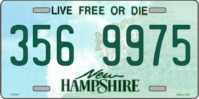 NH license plate 3569975