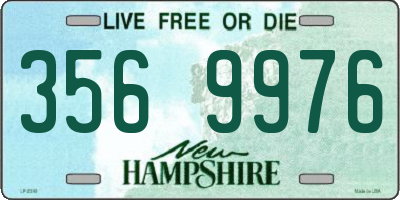 NH license plate 3569976