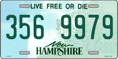NH license plate 3569979