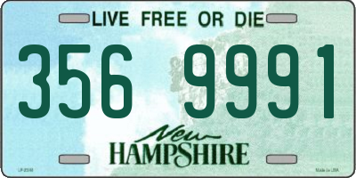NH license plate 3569991