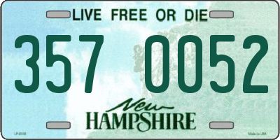 NH license plate 3570052