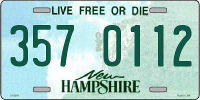 NH license plate 3570112