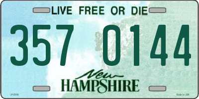 NH license plate 3570144