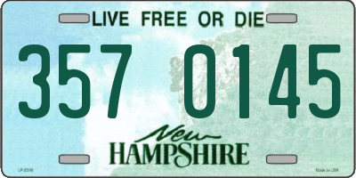 NH license plate 3570145