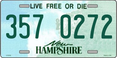 NH license plate 3570272