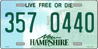 NH license plate 3570440