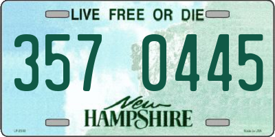 NH license plate 3570445