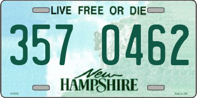 NH license plate 3570462